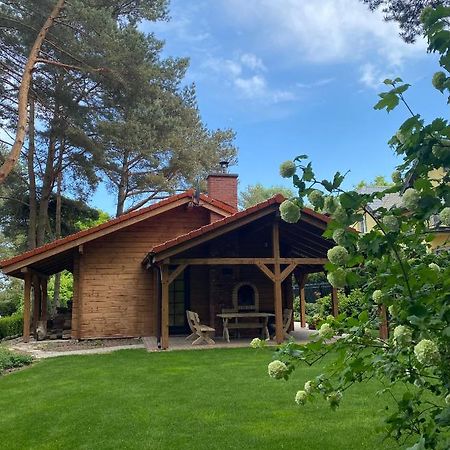 Klimatyczny Domek Z Drewna Nad Morzem Debina  Esterno foto